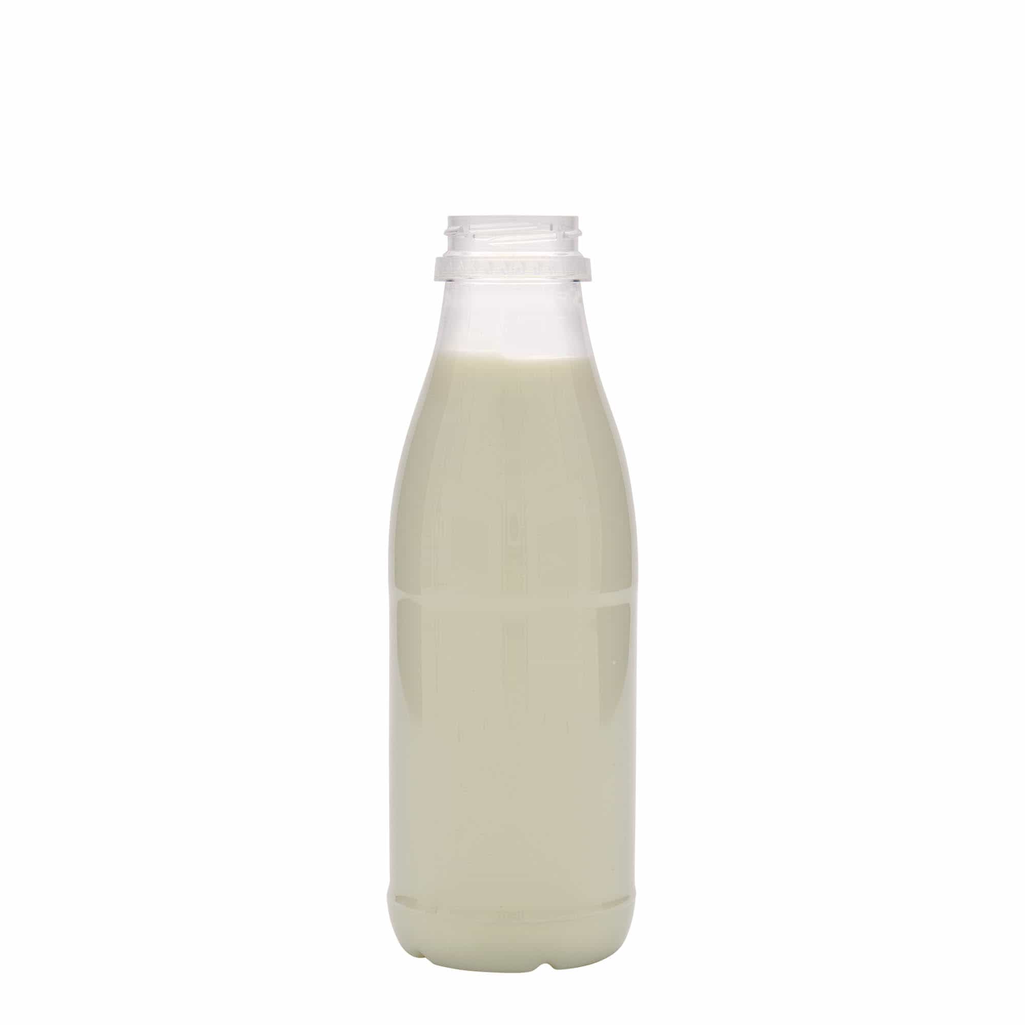 Shishe PET 500 ml 'Qumësht dhe Lëng', plastikë, hapje: 38 mm