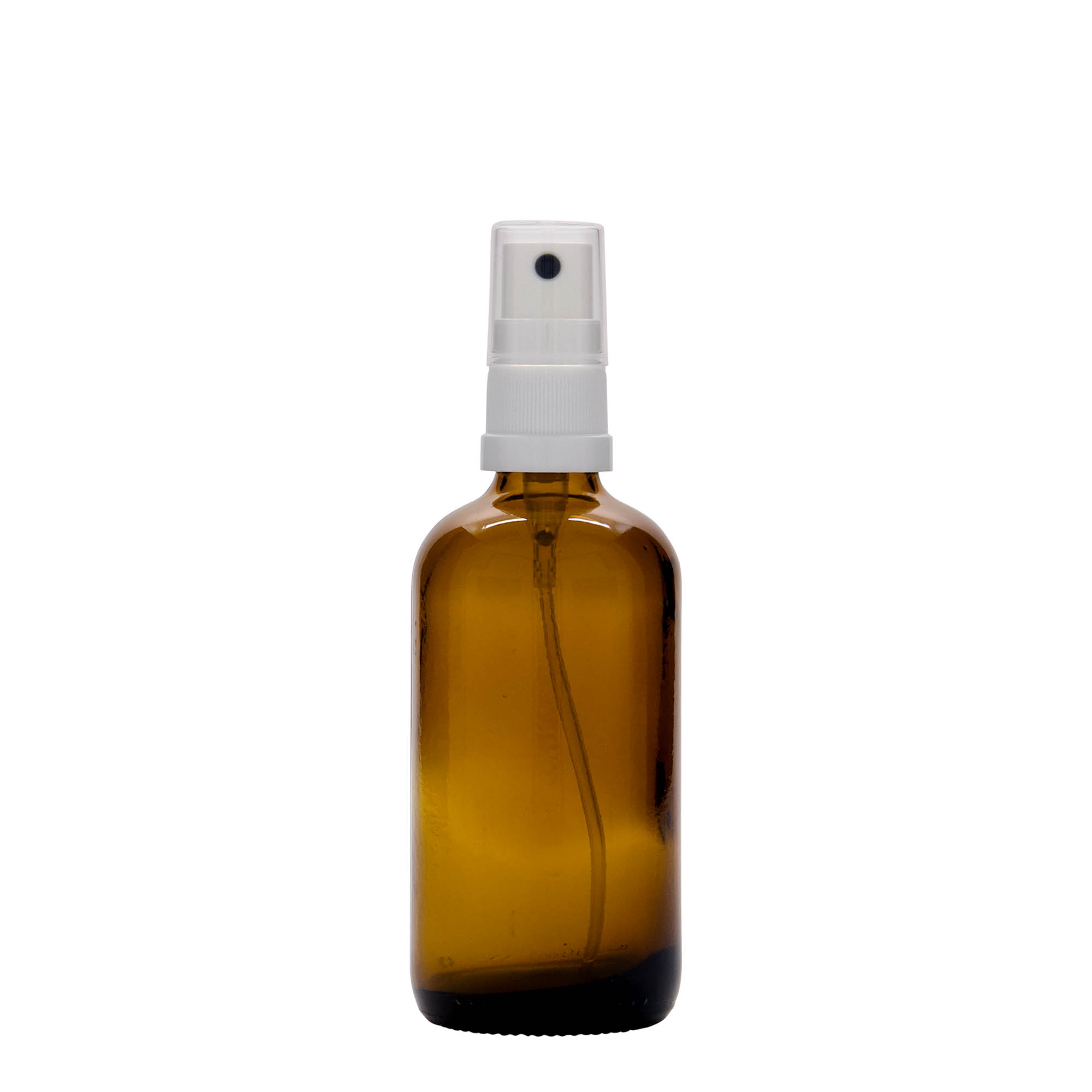 100 ml shishe sprai mjekësore, qelq, kafe, gojë: DIN 18 100 ml shishe sprai mjekësore, qelq, kafe, gojë: DIN 18