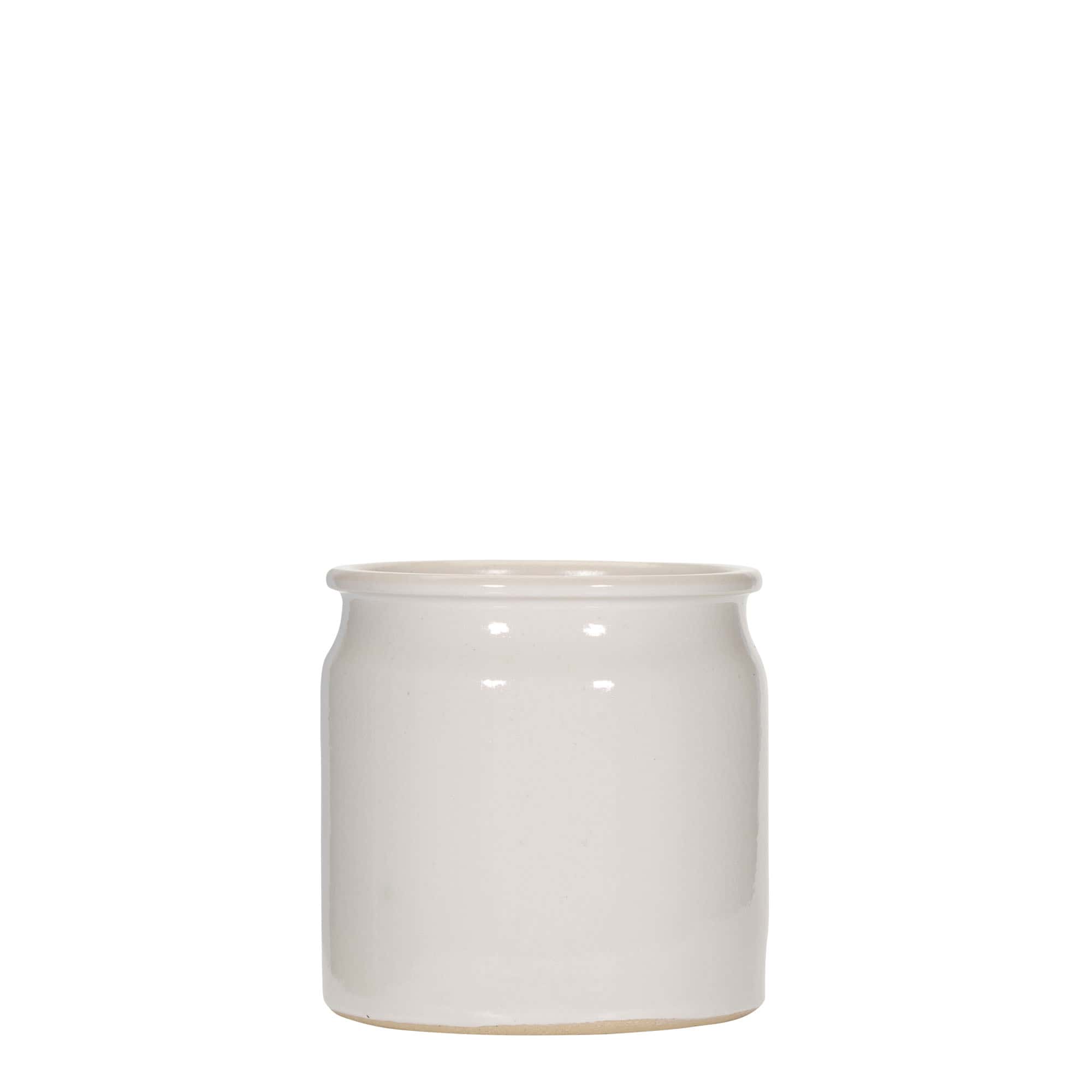 160 ml tenxhere qeramike, qeramikë, e bardhë, gojë: kork