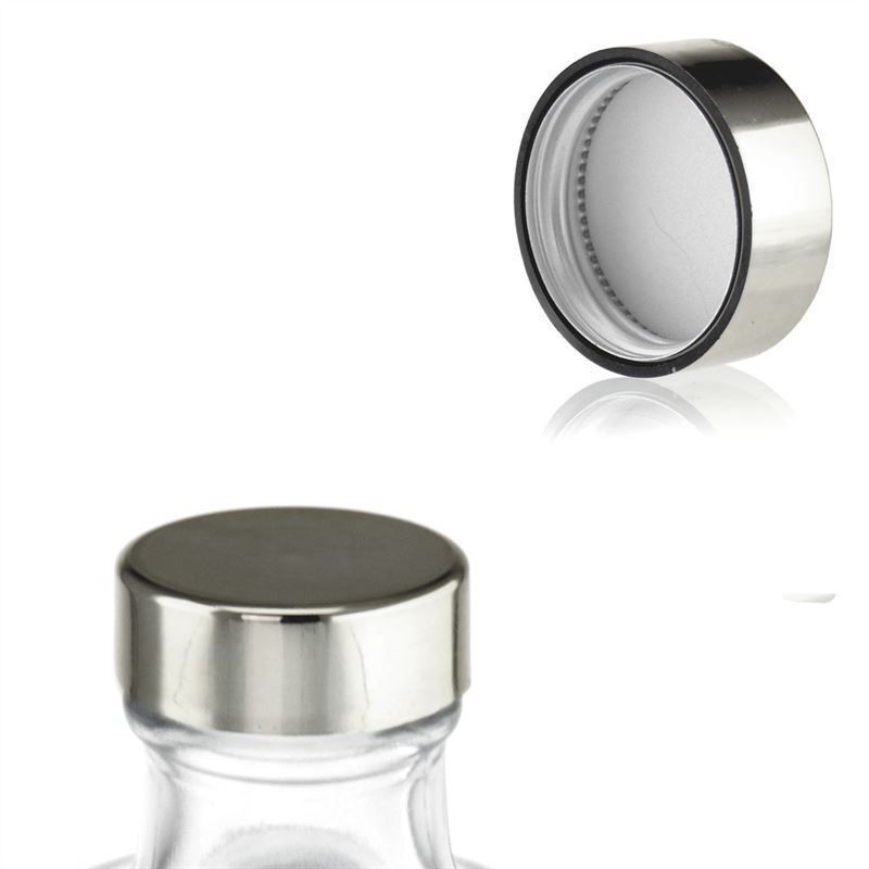 Kapak me vidë, plastikë ABS, argjend, për hapje: GPI 33/400 Kapak me vidë, plastikë ABS, argjend, për hapje: GPI 33/400