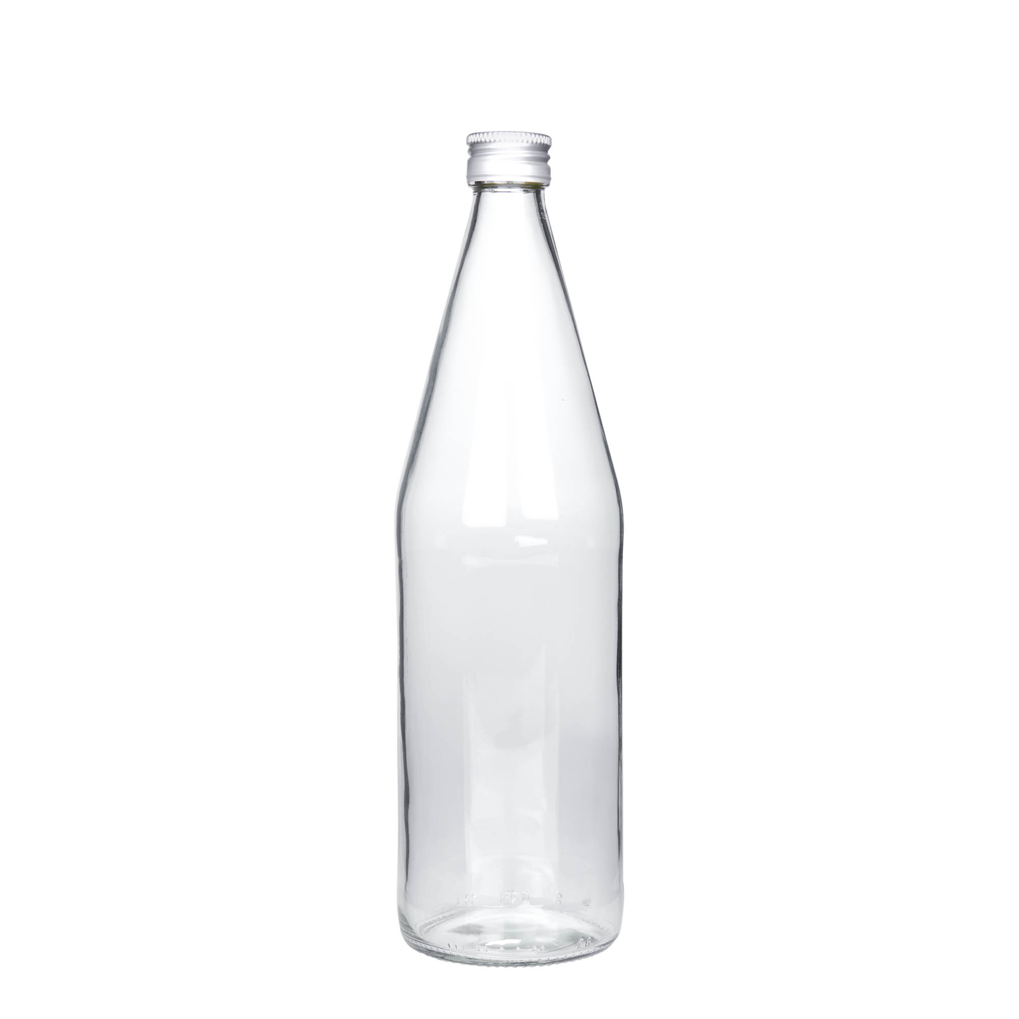 750 ml shishe universale formë karrote, qelq, gojë: PP 28