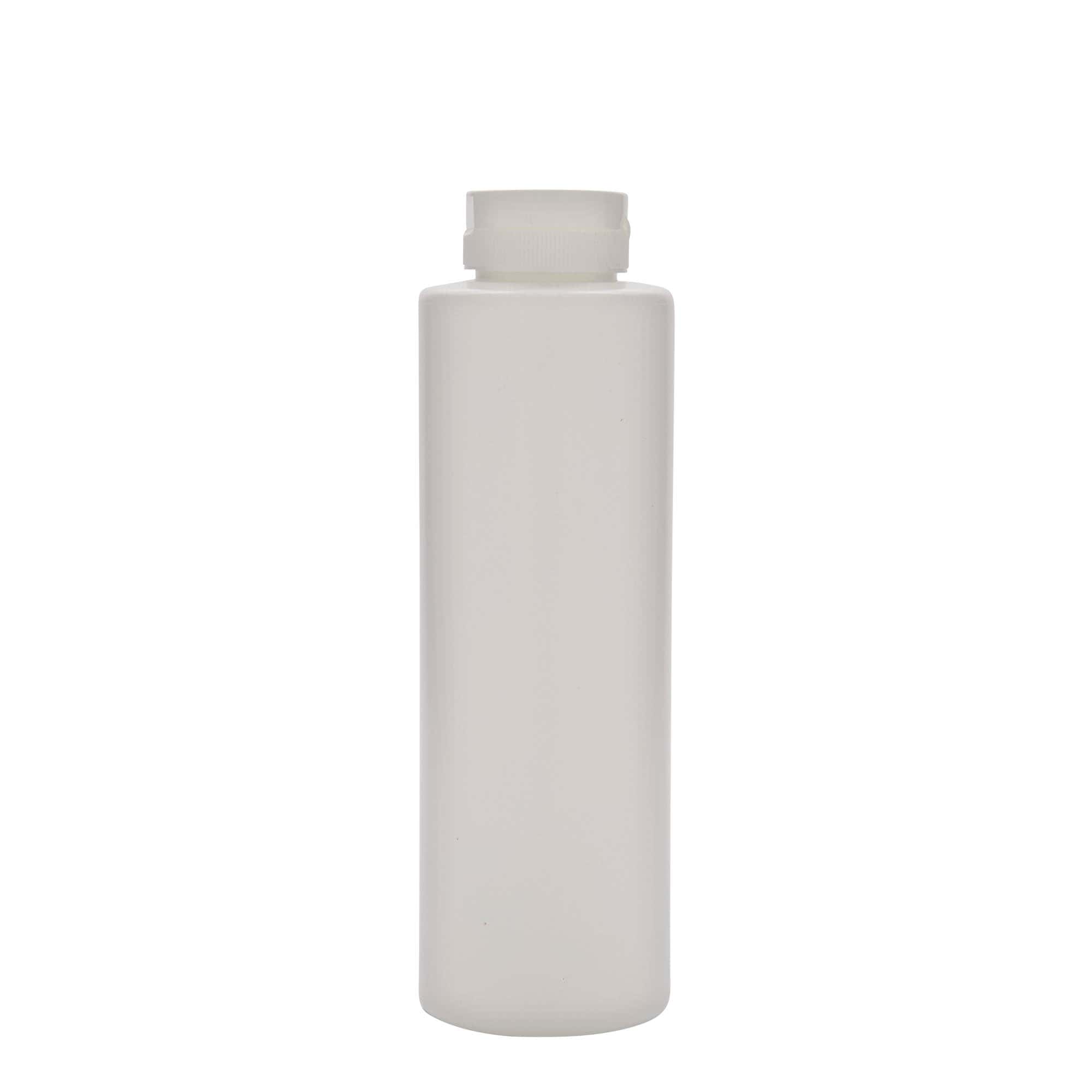 Shishe salce 500 ml, plastik LDPE, e bardhë, gojë: 38/400
