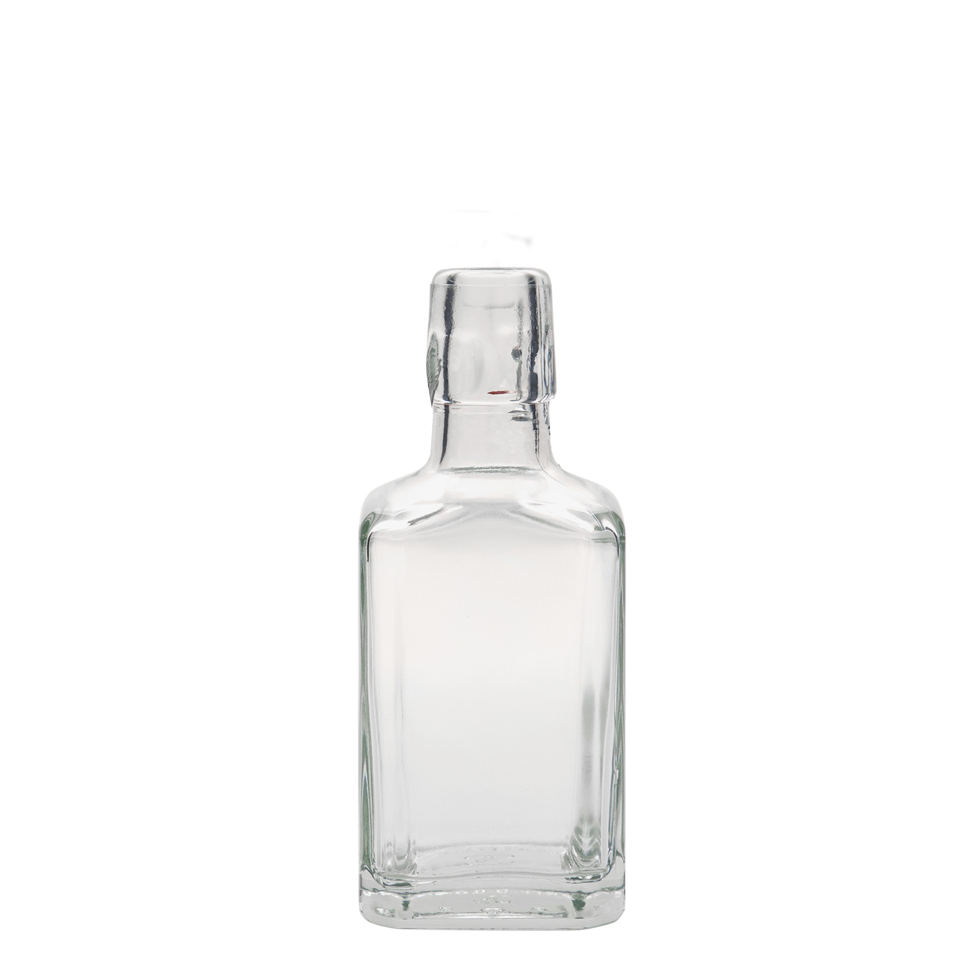 250 ml shishe qelqi 'Rialto', katrore, gojë: mbyllje me kapëse.