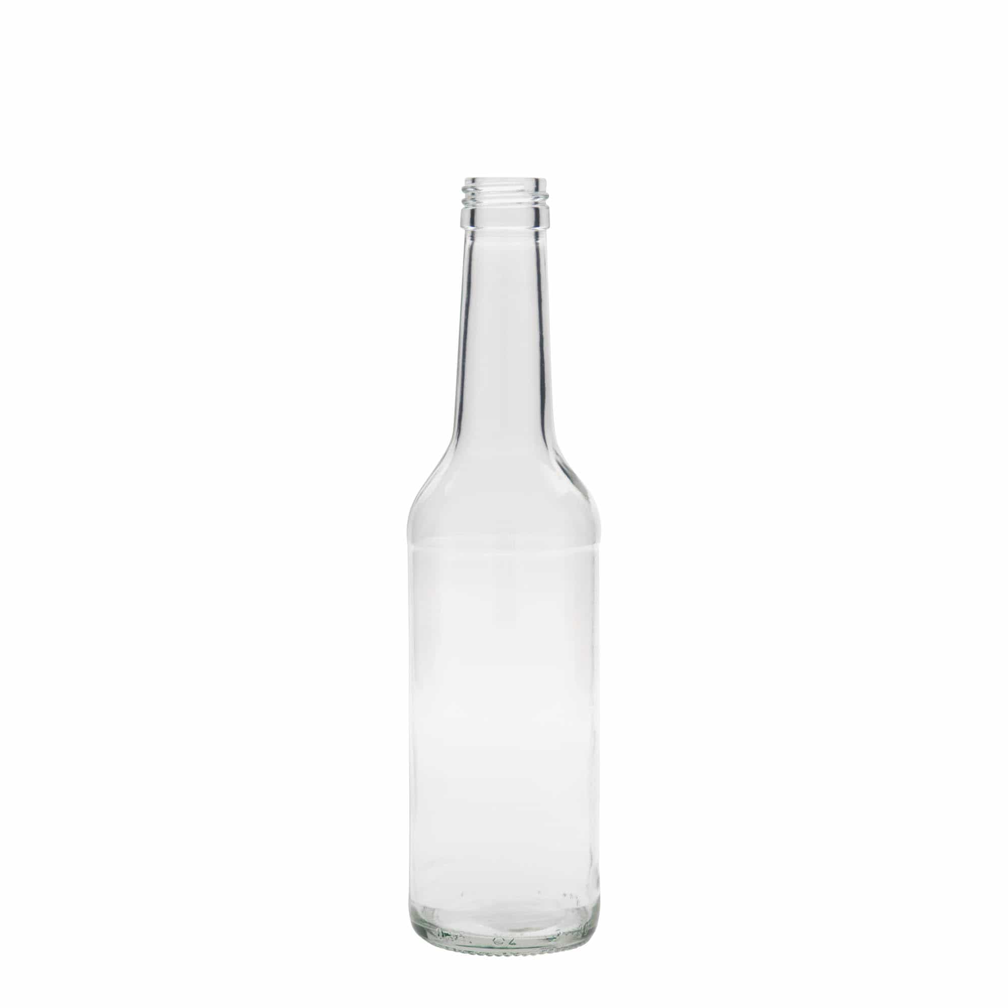 Shishe qelqi 350 ml me qafë të drejtë, gojë: PP 28