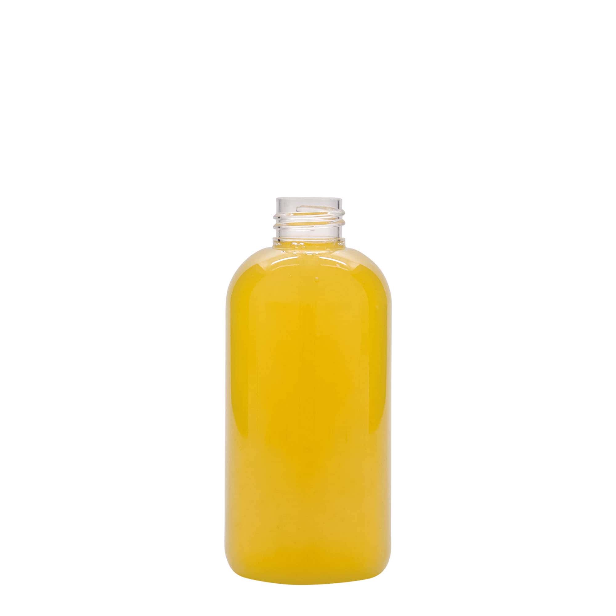 200 ml shishe PET 'Boston', plastikë, gojë: 24/410