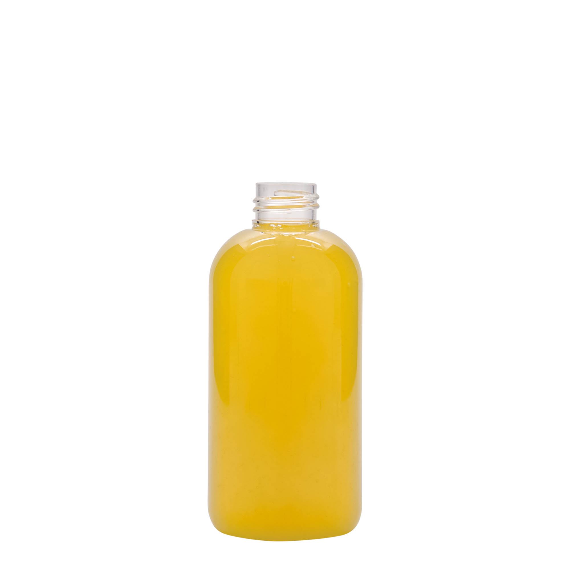 200 ml shishe PET 'Boston', plastikë, gojë: 24/410