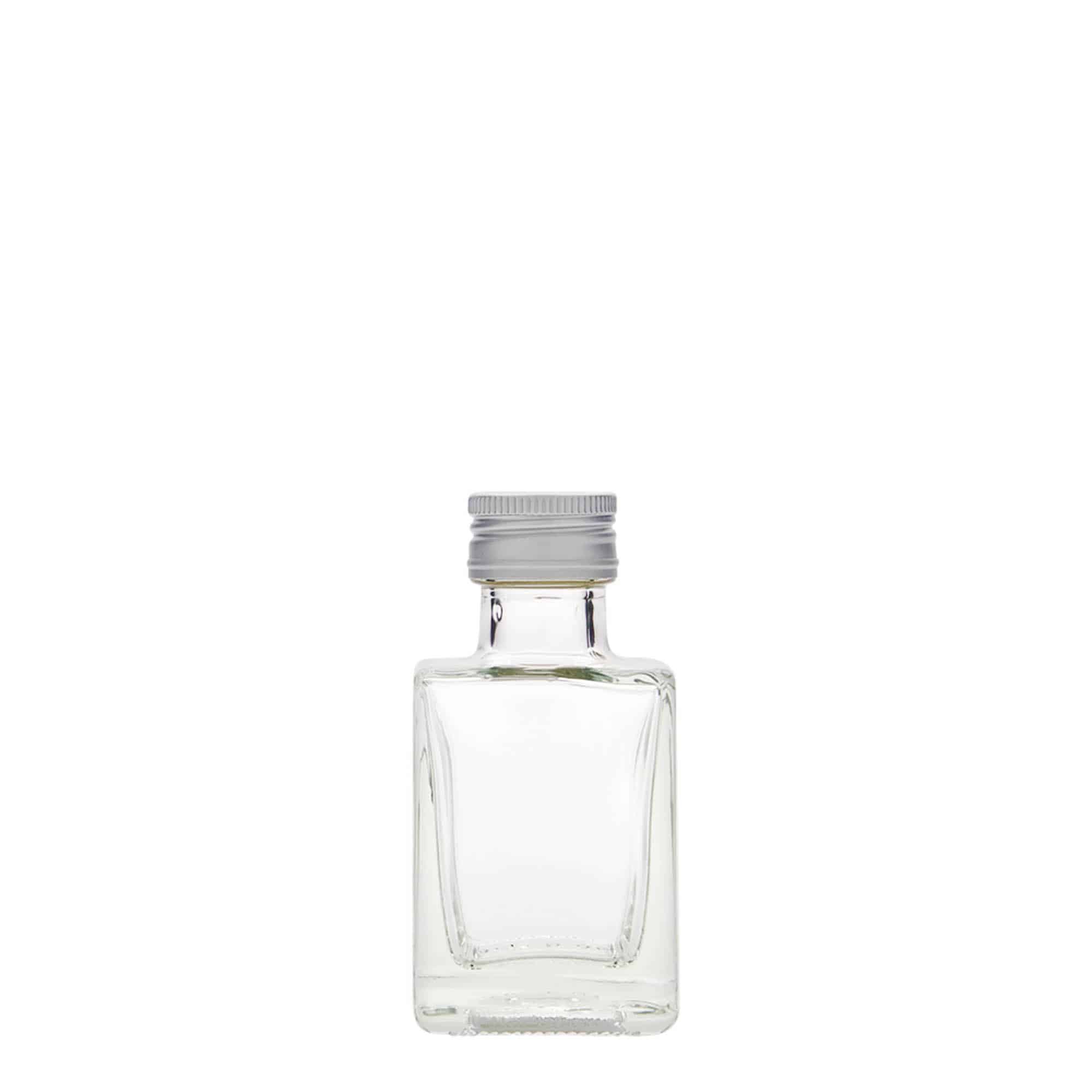 Shishe qelqi 50 ml 'Cube', katrore, gojë: PP 24