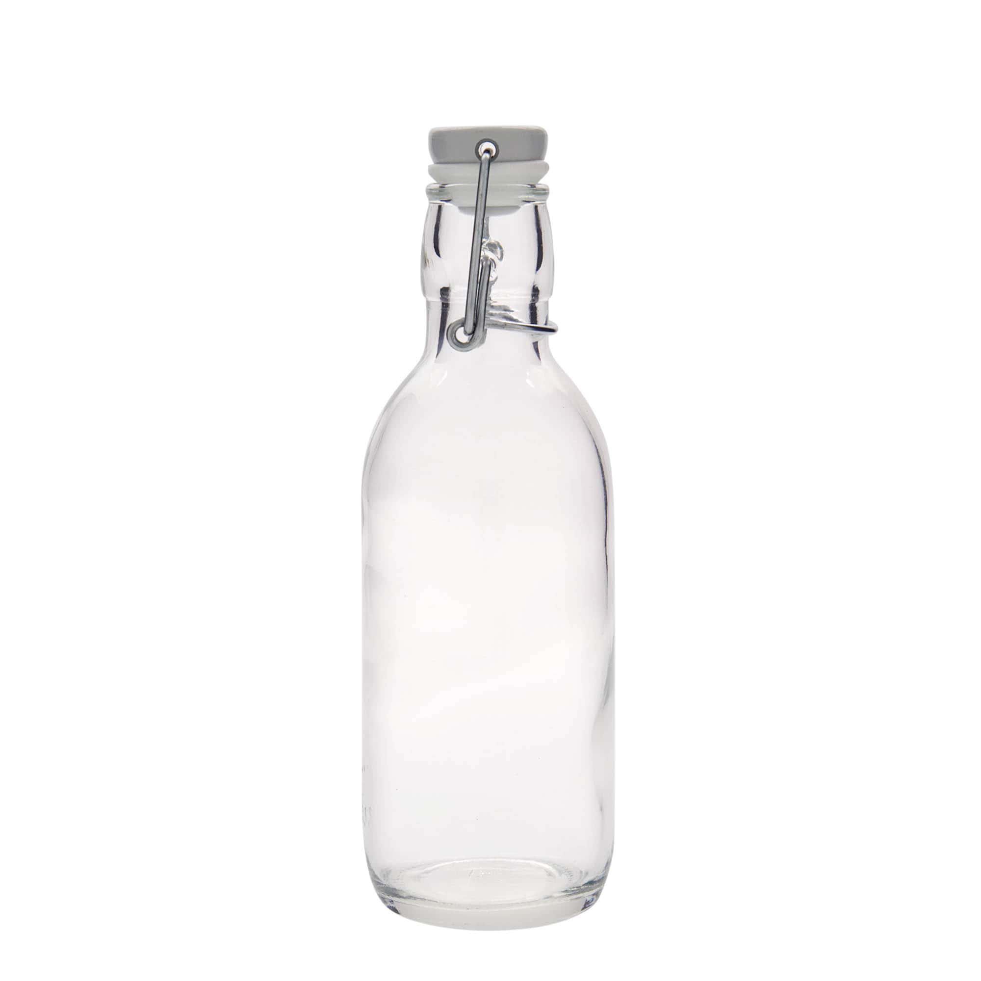 Shishe qelqi 500 ml 'Emilia', Hapur: Mbyllje me kapëse