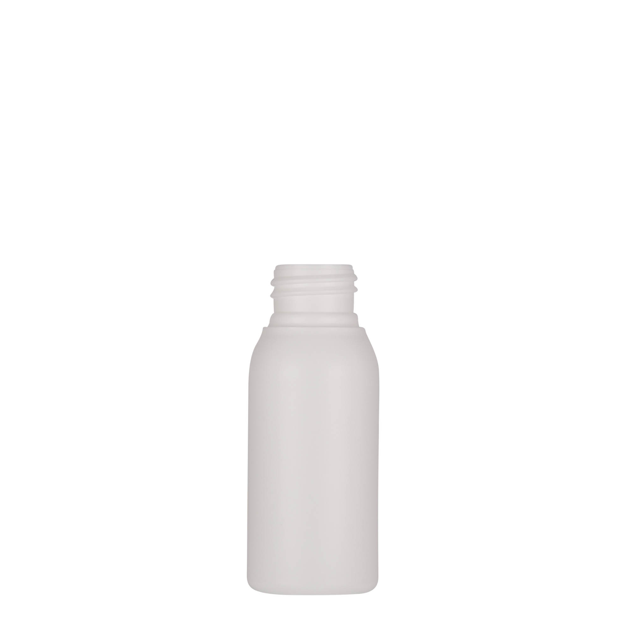 Shishe plastike 50 ml 'Tuffy', HDPE, e bardhë, gojë: 24/410
