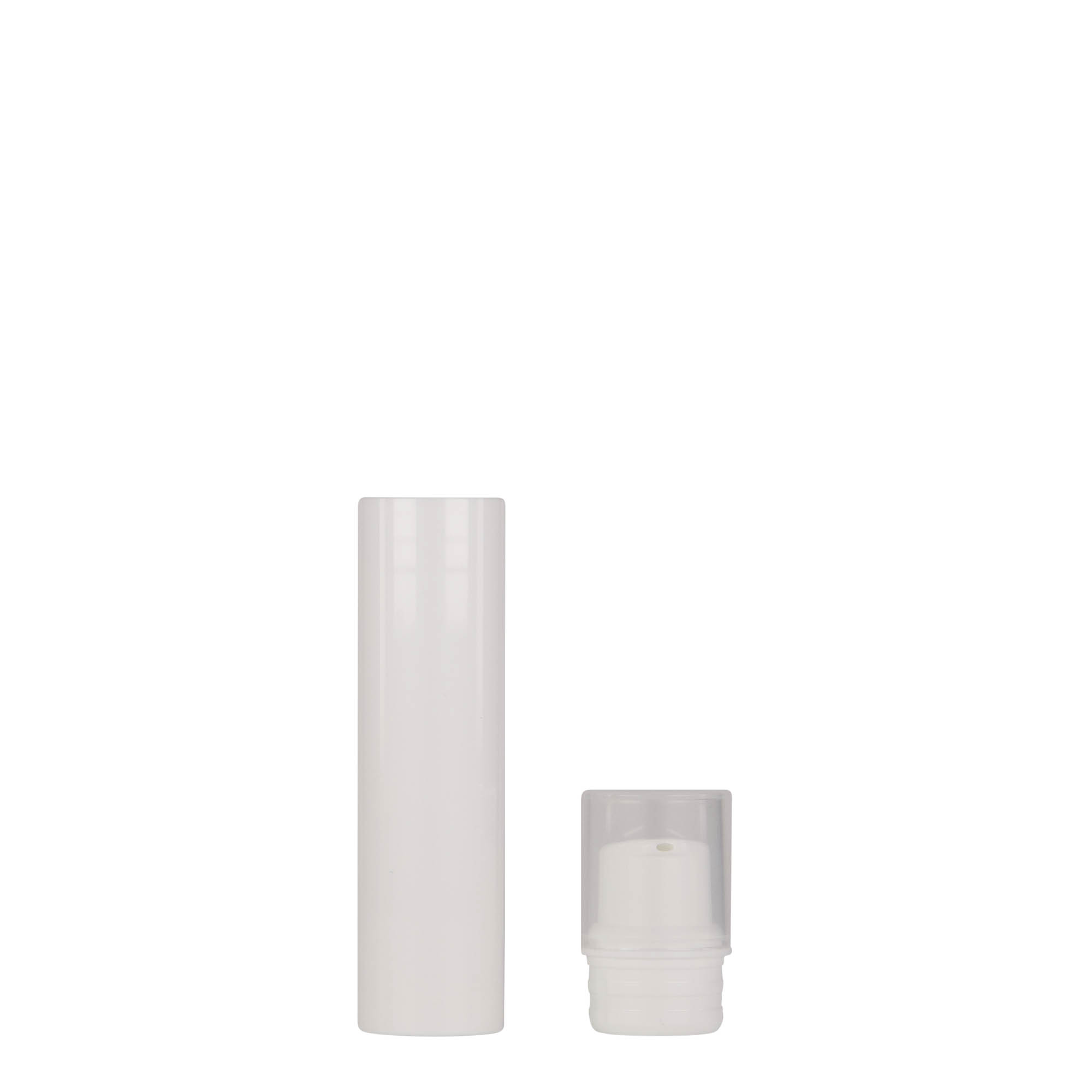 15 ml Dispenser Airless 'Nano', plastik PP, i bardhë