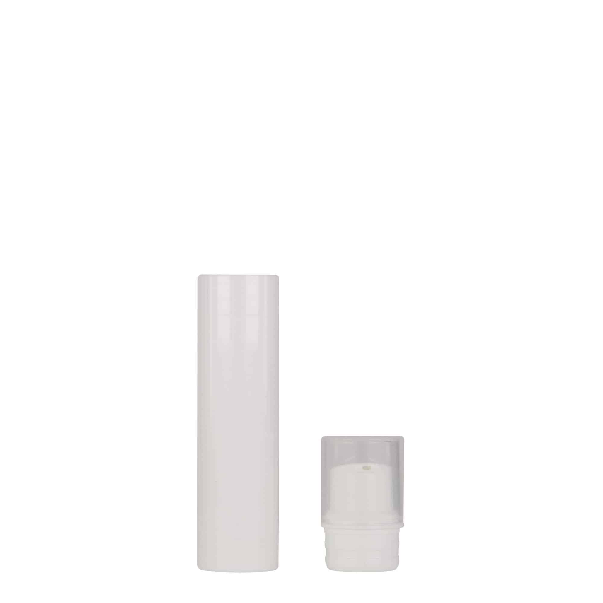 15 ml Dispenser Airless 'Nano', plastik PP, i bardhë