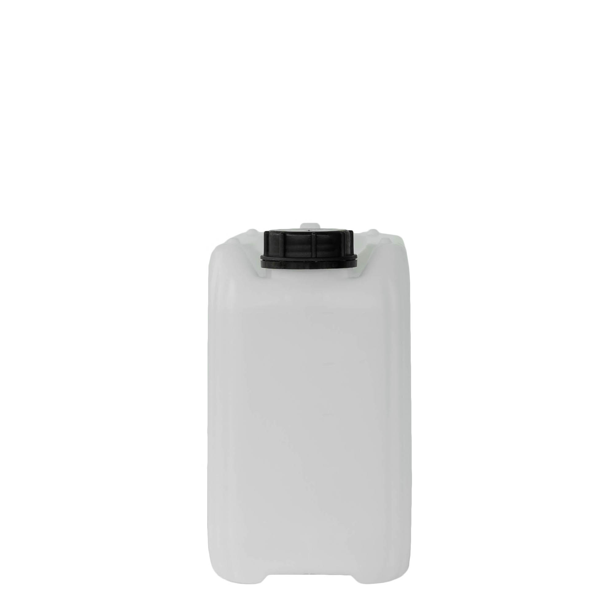 Kanistër 5 l, drejtkëndor, plastikë HDPE, natyral, hapje: ND 55 Kanistër 5 l, drejtkëndor, plastikë HDPE, natyral, hapje: ND 55