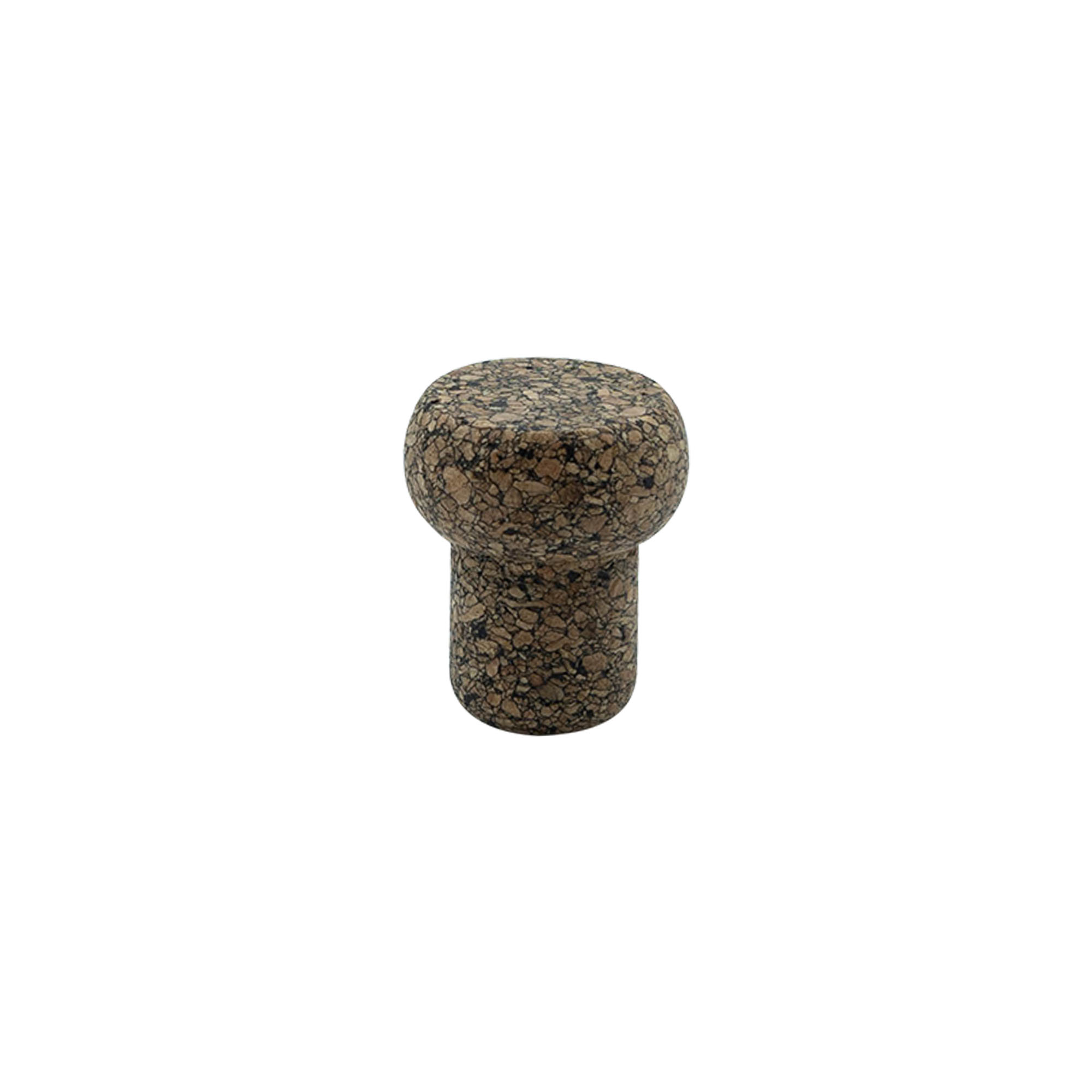 Tapë dore 'Barrel' 19,5 mm, Corkcoal, për gojën: Kork Tapë dore 'Barrel' 19,5 mm, Corkcoal, për gojën: Kork