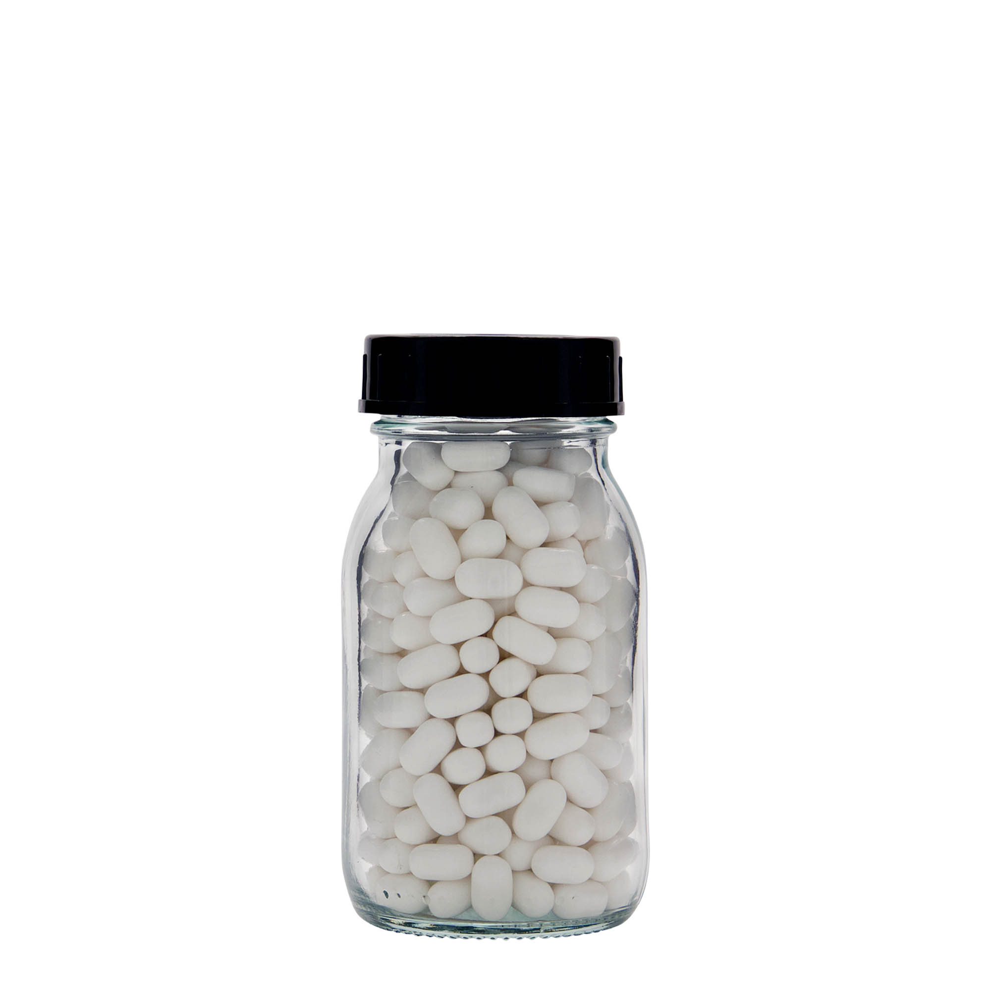 150 ml gotë me qafë të gjerë, hapje: DIN 45 150 ml gotë me qafë të gjerë, hapje: DIN 45