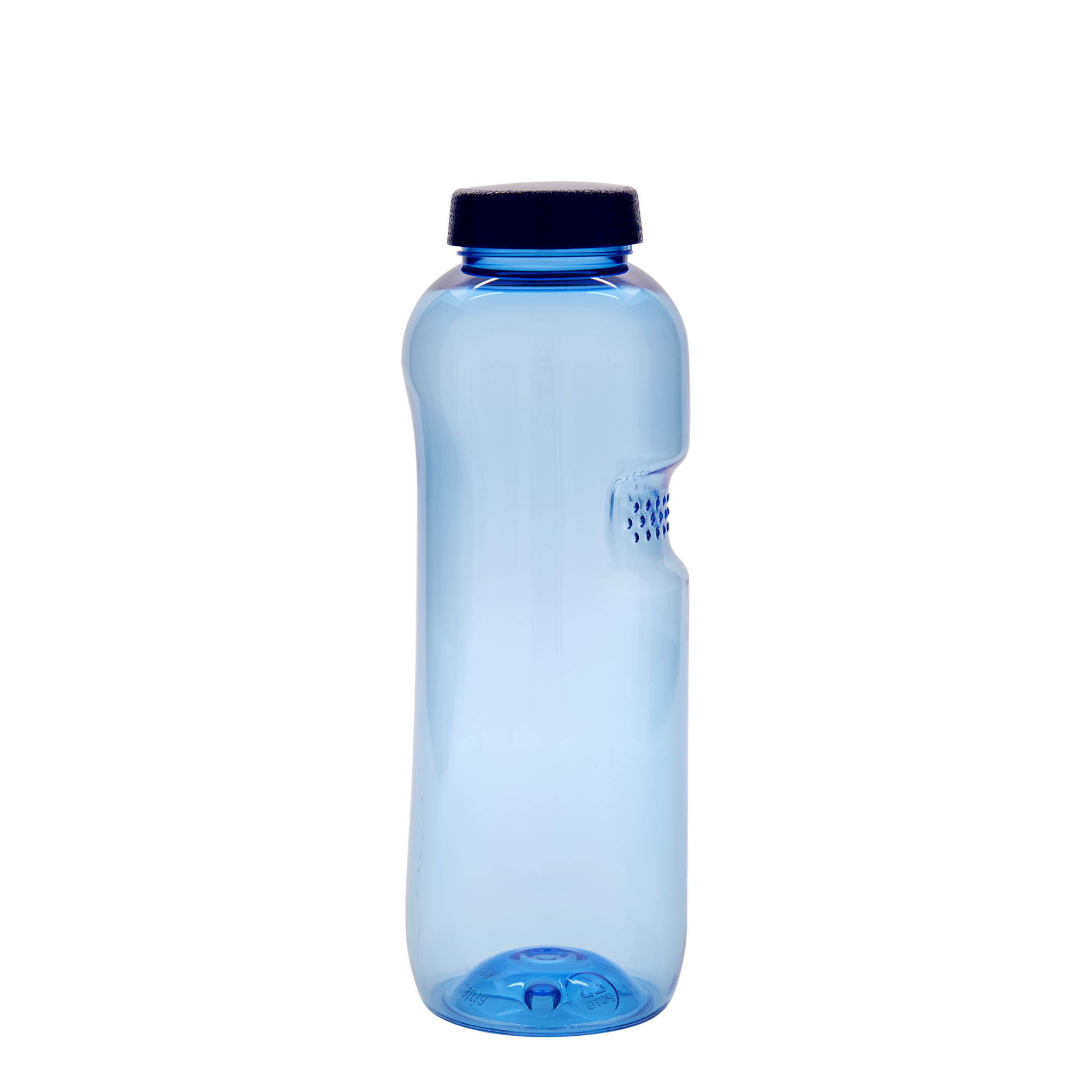 750 ml shishe pijesh PET 'Kavodrink', plastikë, blu