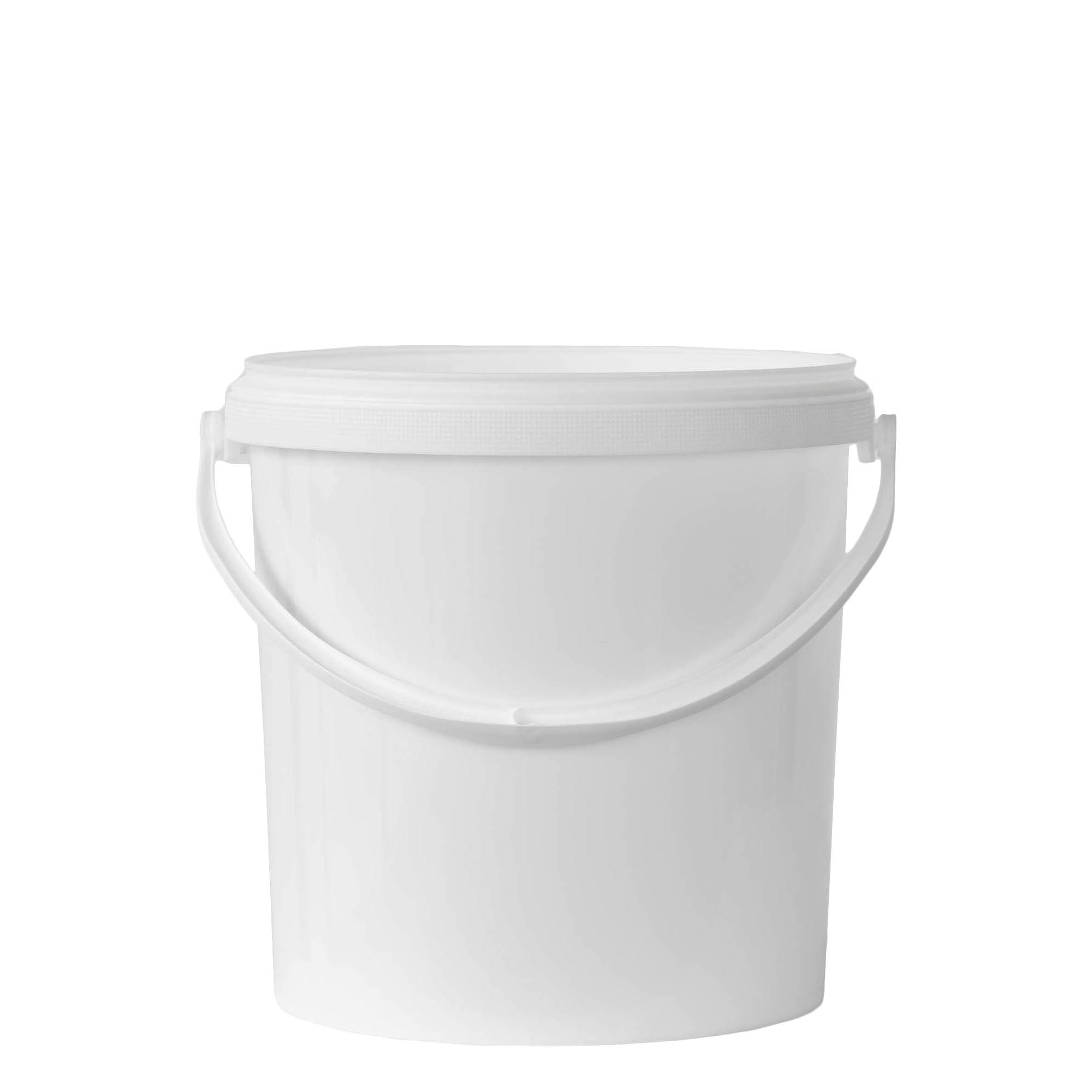 10 l kovë, plastikë PP, e bardhë 10 l kovë, plastikë PP, e bardhë