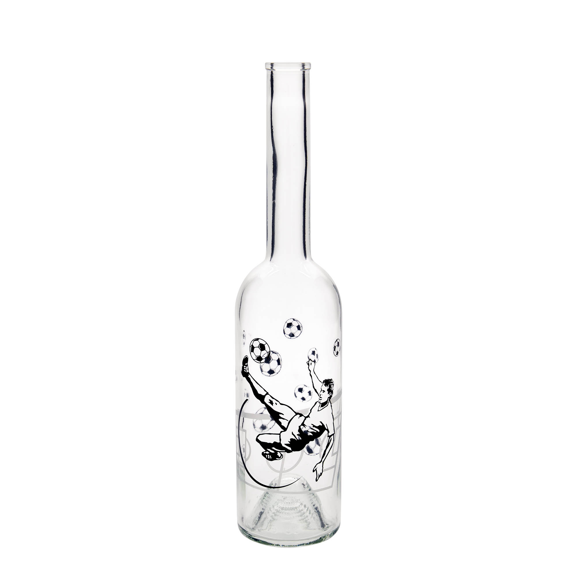 Shishe qelqi 500 ml 'Opera', motiv: Futbollist, gojë: Kork Shishe qelqi 500 ml 'Opera', motiv: Futbollist, gojë: Kork